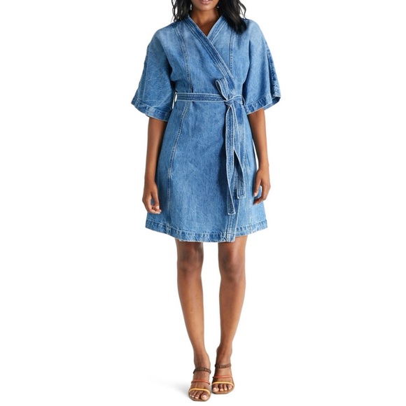Etica | Dresses | Etica Elodie Wrap Denim Dress | Poshmark